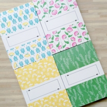 Blank Space 2 Blank Space Journal with colorful patterns by Peekmybook