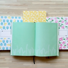 Blank Space 2c Blank Space Journal with colorful patterns by Peekmybook