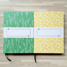 Blank Space 3 Blank Space Journal with colorful patterns by Peekmybook