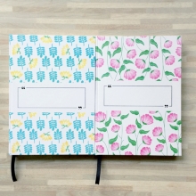 Blank Space 4 Blank Space Journal with colorful patterns by Peekmybook
