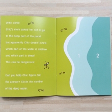 Chic 10 Chic story and activity book with handcrafted pouch by Peekmybook