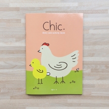Chic 5 Chic story and activity book with handcrafted pouch by Peekmybook