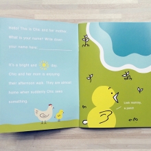 Chic 7 Chic story and activity book with handcrafted pouch by Peekmybook