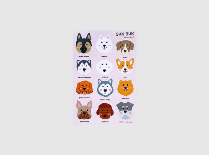 Guk-guk Stickers