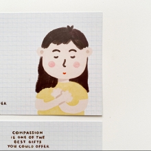 Compassion Greeting Card by Peekmybook