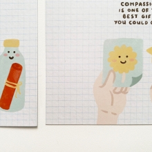 Compassion Greeting Card by Peekmybook