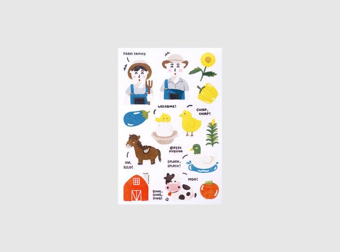 Farm Family Stickers