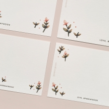 Custom Floral Greeting Card by Peekmybook