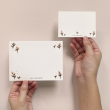 Custom Floral Greeting Card by Peekmybook