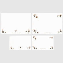 Custom Floral Greeting Card by Peekmybook