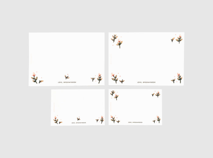 Custom Floral Greeting Cards