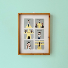 Brave and Courageous art print by Peekmybook