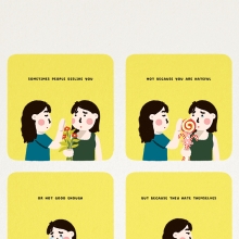 Sometimes People Dislike You art print by Peekmybook