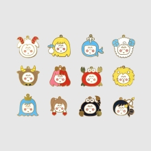 Zodiac Enamel Charms & Keychains by Peekmybook
