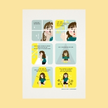 I Hope Today art print by Peekmybook