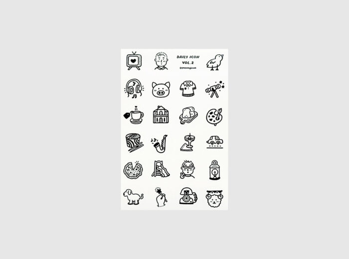 Daily Icon Vol. 2 Stickers