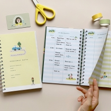 Inside pages of Remember Me Travel Diary