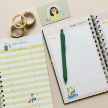 Inside pages of Remember Me Travel Diary