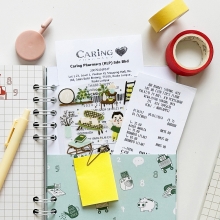 Inside pages of Count on Me Financial Planner