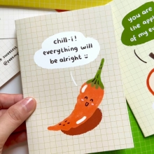The Sweetest Fruit Greeting Card - Chili