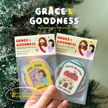 T1-Grace-&-Goodness-Christian-Sticker Grace & Goodness Christian faith sticker set by Peekmybook