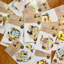 Aesthetic coffee and matcha journaling stickers Peekmybook