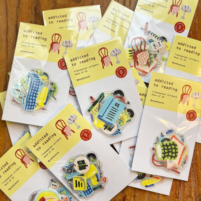 Addicted-to-Reading-Sticker-Pack-4 Peekmybook Addicted to Reading cozy reading decorative sticker pack