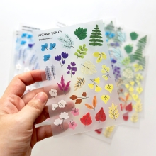 Natura-Beauty-Transparent-Sticker-2 Plant and floral transparent vinyl stickers