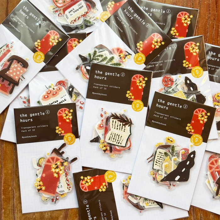 Aesthetic everyday objects decorative stickers for planner Peekmybook