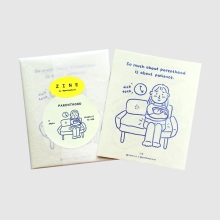 Cover-Zine-Parenthood Peekmybook Parenthood illustrated zine cover