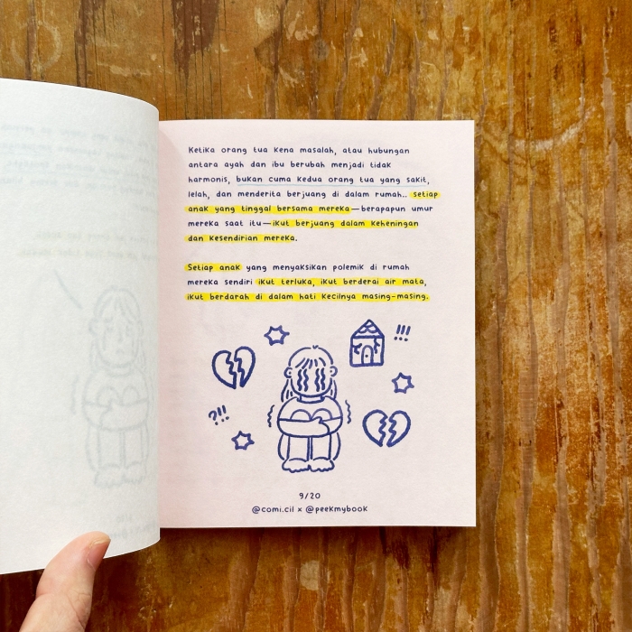 Peekmybook Dear Boomer Parents illustrated zine booklet