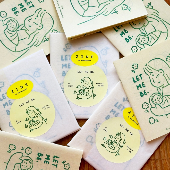 Let-Me-Be-Zine-6 Peekmybook Let Me Be new motherhood illustrated zine