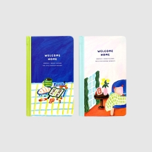 Cover-2027-Welcome-Home-Pocket-Undated-Planner Compact pocket-sized Welcome Home 2027 undated planner by peekmybook