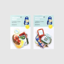 Welcome Home 2 transparent illustrated sticker pack by Peekmybook