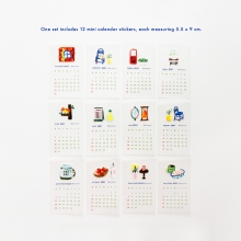 Welcome-Home-2027-Calendar-Sticker-7 Mini 2027 transparent calendar sticker pack by Peekmybook