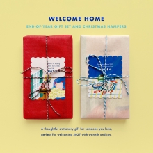 Welcome Home 2027 Christmas Gift Set Hampers-2 Welcome Home 2027 planner Christmas gift set by Peekmybook