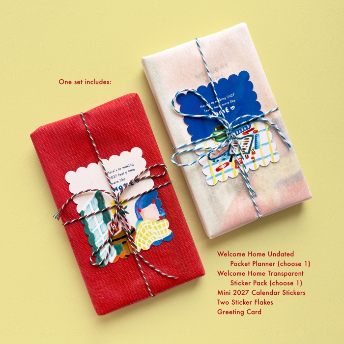 Welcome-Home-2027-Christmas-Gift-Set-Hampers-3 Welcome Home 2027 planner Christmas gift set by Peekmybook