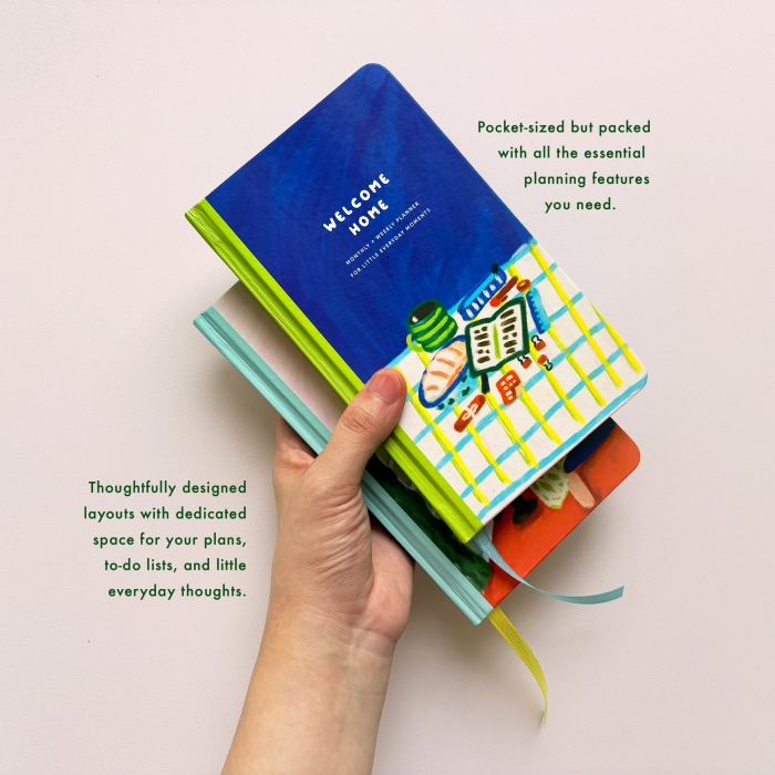 Welcome-Home-2027-Pocket-Planner-2 Compact pocket-sized Welcome Home 2027 undated planner by peekmybook