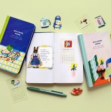 Welcome-Home-2027-Pocket-Planner-3 Compact pocket-sized Welcome Home 2027 undated planner by peekmybook