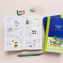 Welcome-Home-2027-Pocket-Planner-8 Compact pocket-sized Welcome Home 2027 undated planner by peekmybook